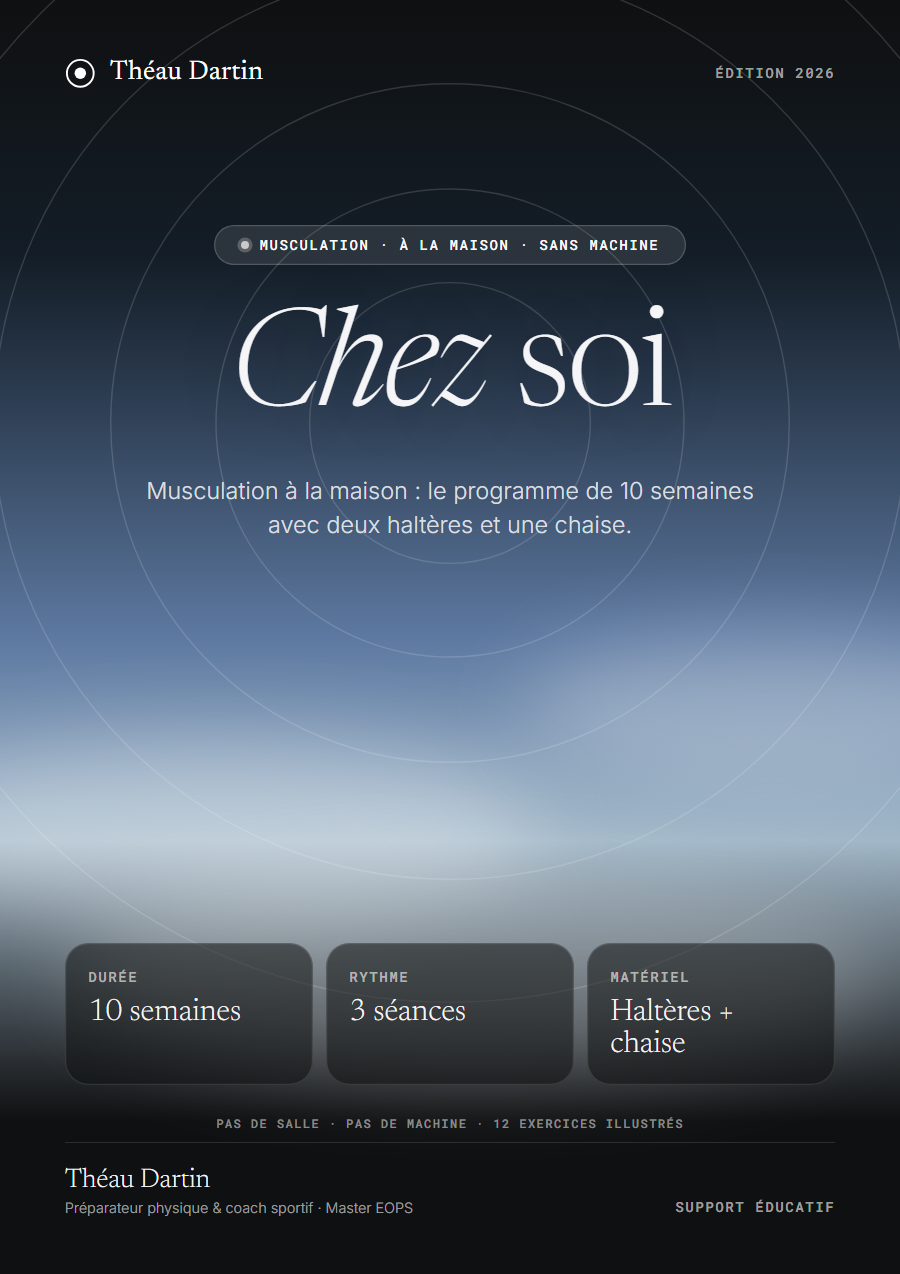 Couverture de l’e-book Chez soi — Musculation à la maison
